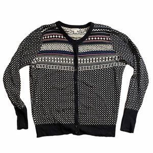 New Black Pink White Cardigan - Sz XXL - Merona - Discounted Shipping!